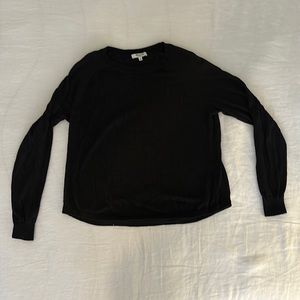 Madewell Black Floral Sweater